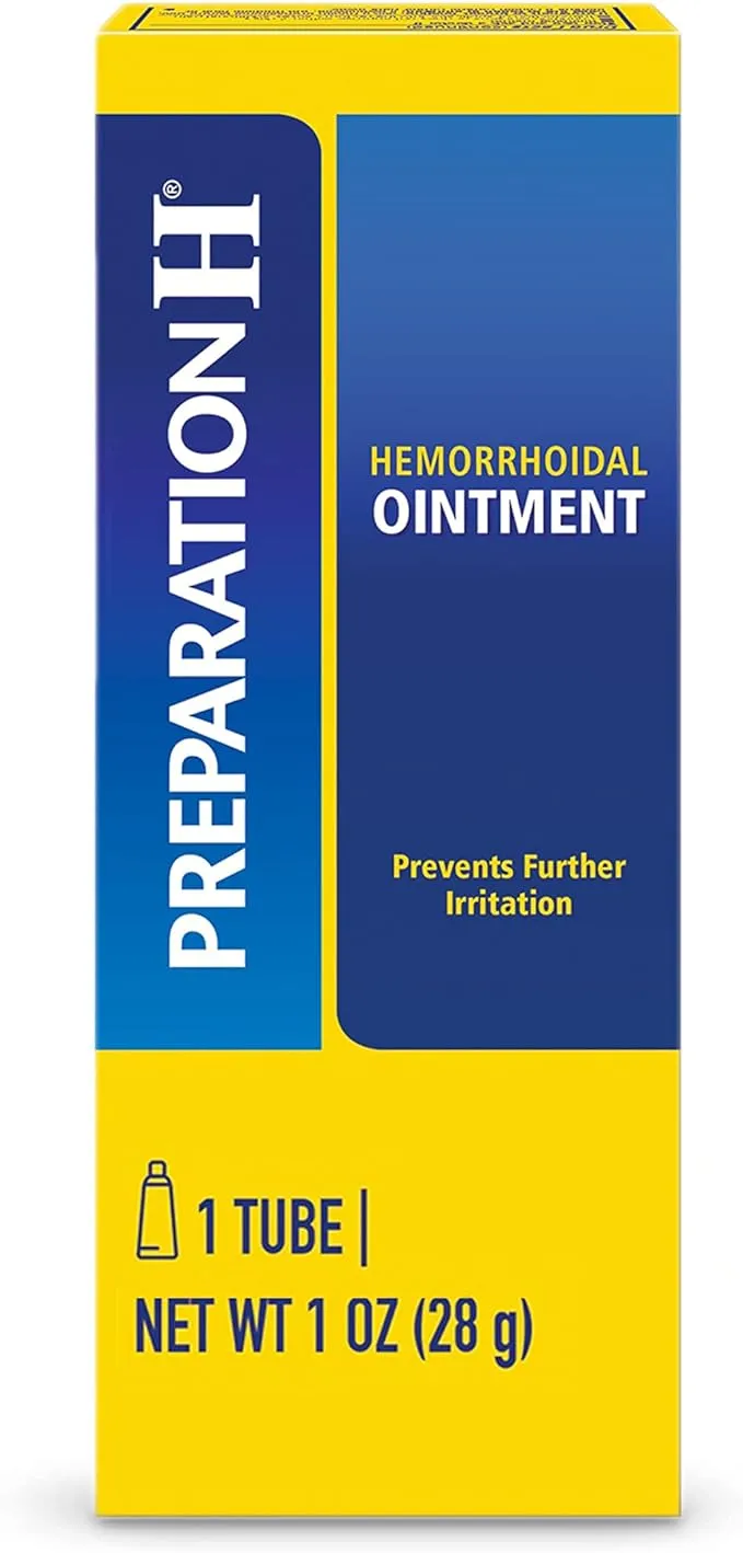 Preparation H Hemorrhoidal Ointment 2 Ounce Tube (Pack of 2)