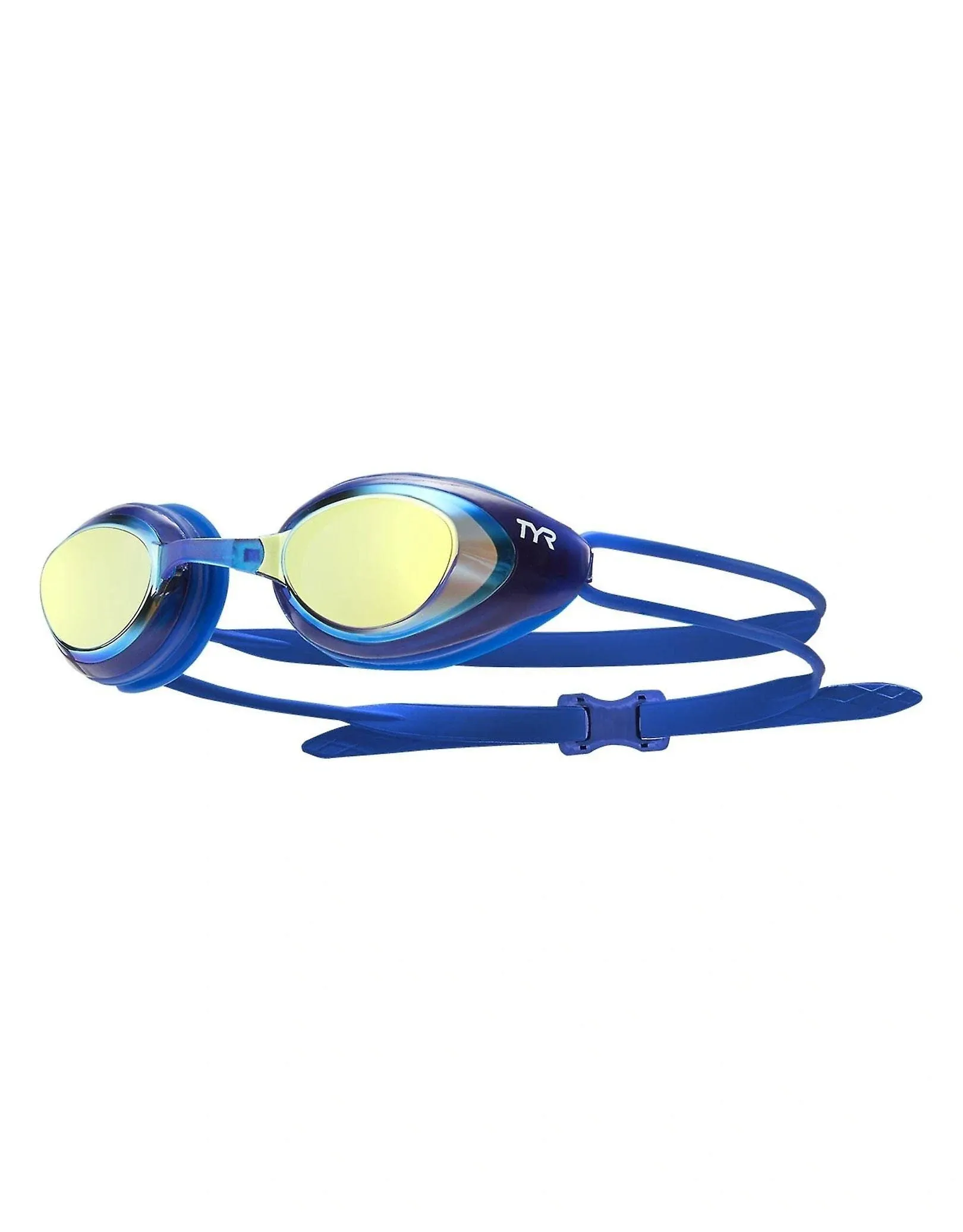 TYR Blackhawk Racing Mirrored Goggles Gold/Royal