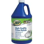 Zep High Traffic Floor Polish - 1 Gal (Case of 4) - ZUHTFF128 - Highly Durable, Commercial Grade Protection