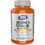 Now Arginine & Citrulline 120 Capsules