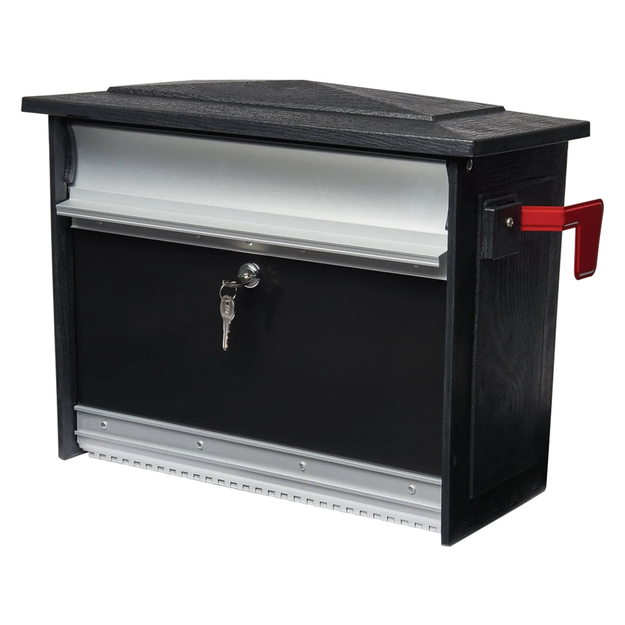 Gibraltar Mailboxes MSK00BAM Mailsafe Wall Mount Mailbox, Aluminum