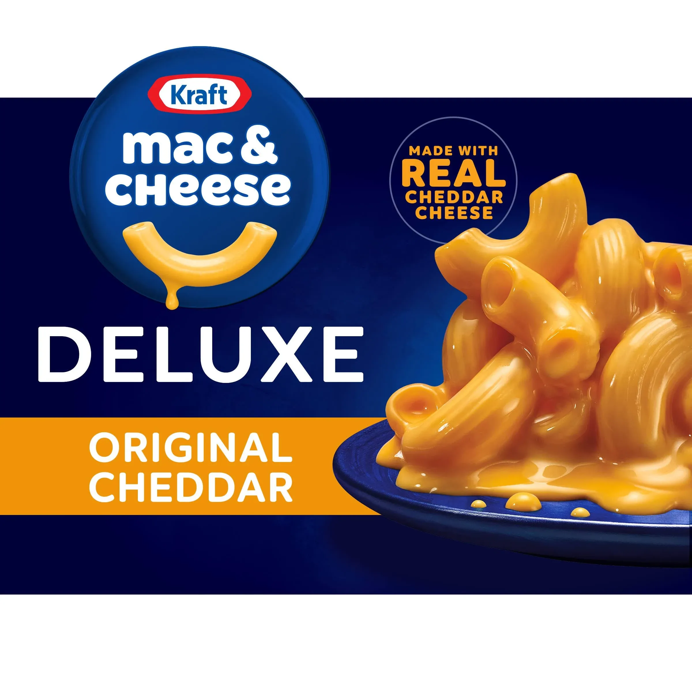 Kraft Deluxe Original Cheddar Frozen Mac & Cheese - 12 oz