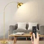 gernehop Arc Floor Lamps for Living Room Modern Tall Standing Lamp Remote Control,Stepless Dimmable