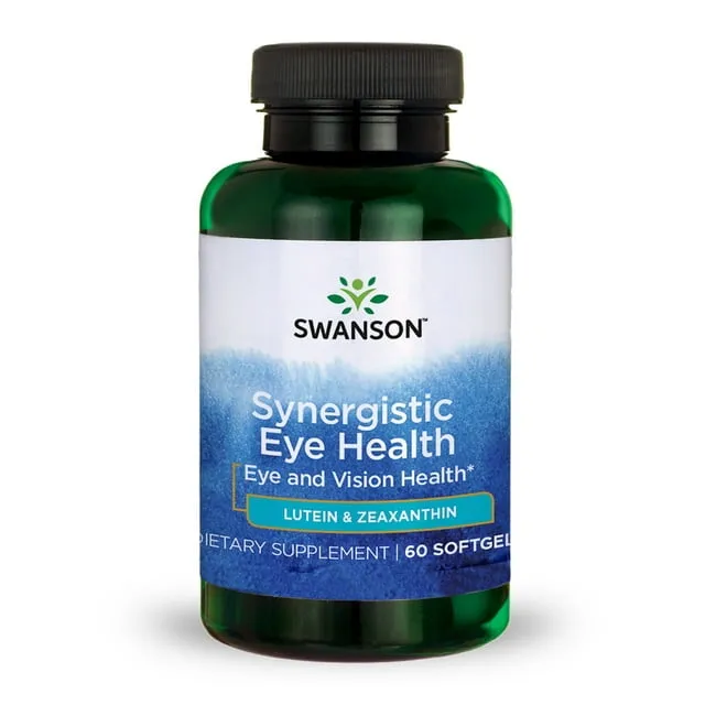 Swanson Synergistic Eye Health Lutein &amp; Zeaxanthin - 60 (358,00 EUR/kg)