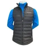 Columbia Men&#039;s White Out Omni-Heat Puffer Vest Black Size Medium