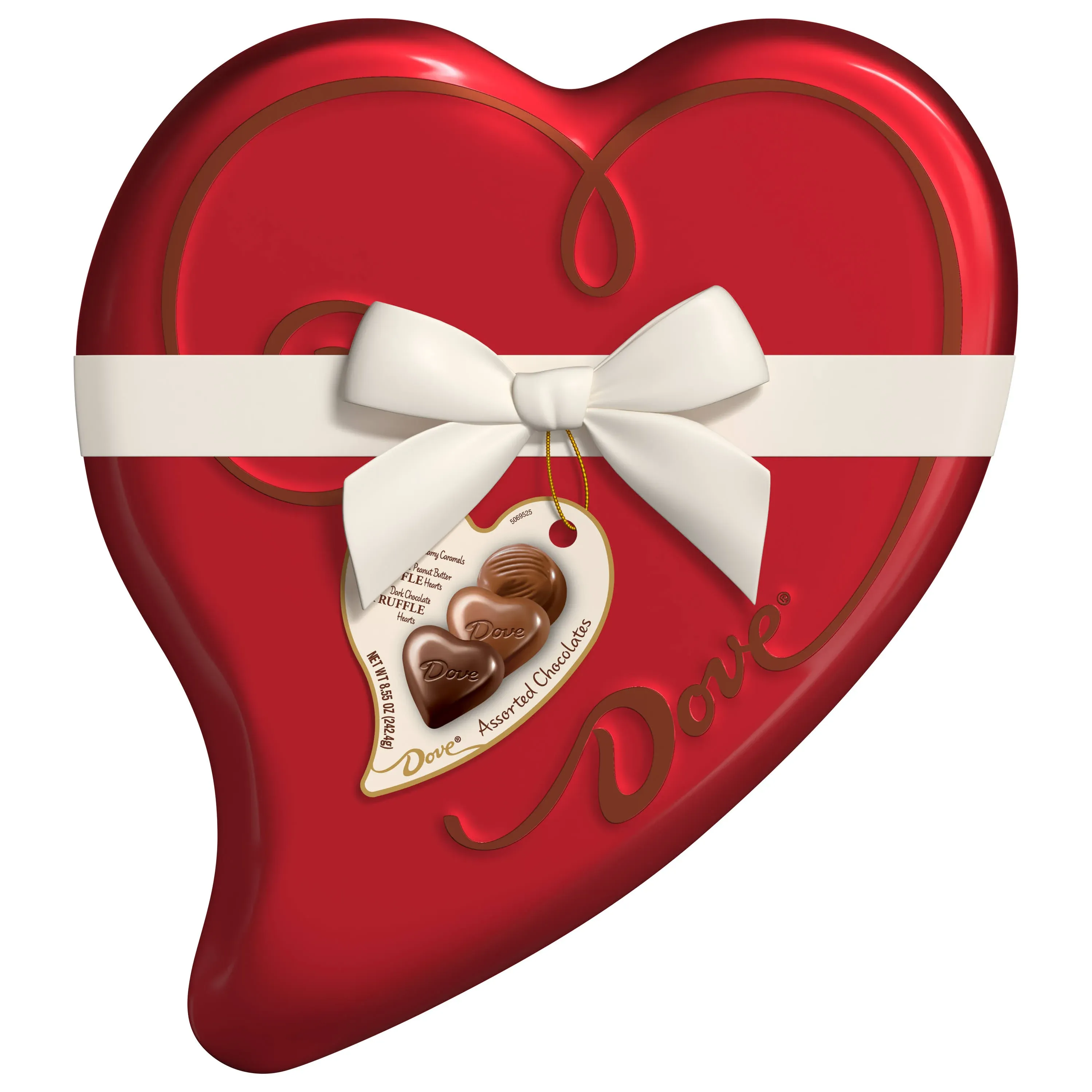 Dove Assorted Chocolates Heart Tin - 8.55oz