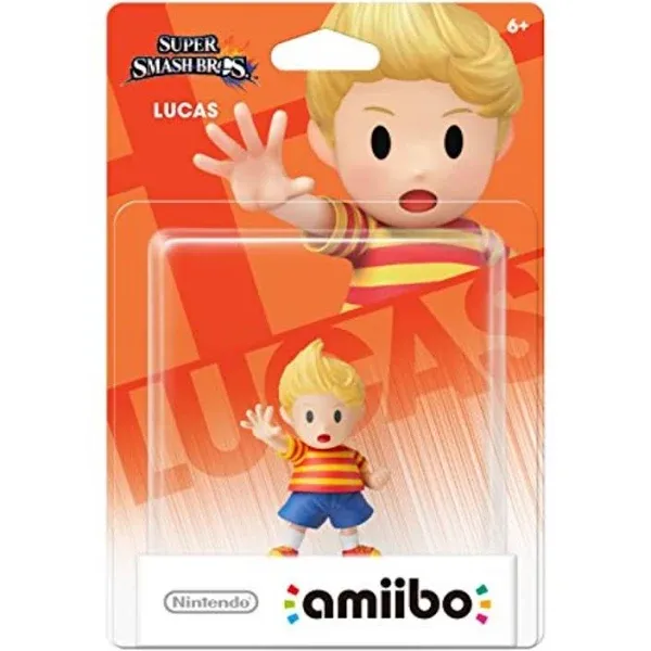 US Version Nintendo Lucas Amiibo Super Smash Bros. Figure Wii U 3DS Earthbound