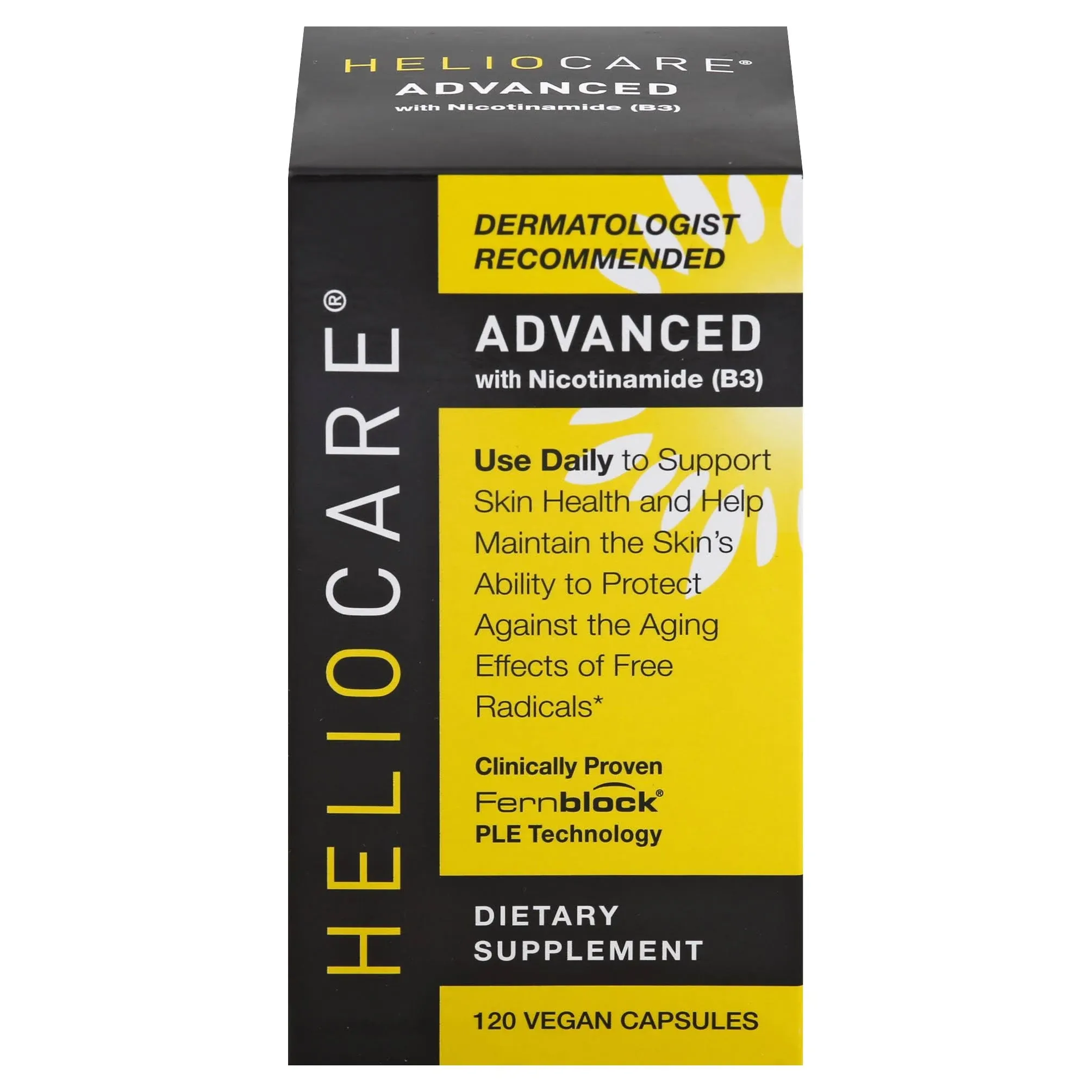 Heliocare Advanced Nicotinamide B3 Skin Supplement, 120 Vegan Capsules