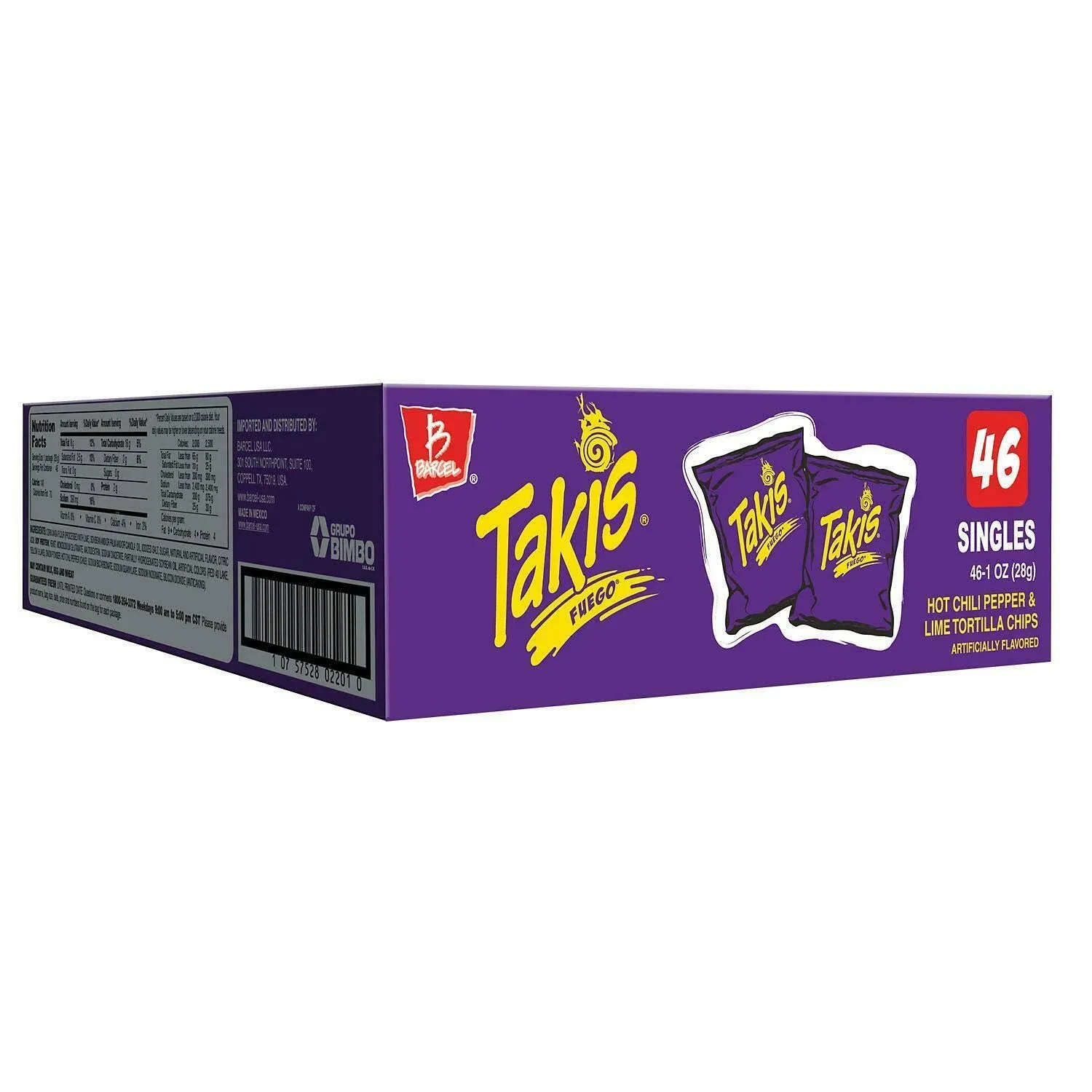 Takis Fuego, 1 Ounce (46 Pack) (2 Pack)