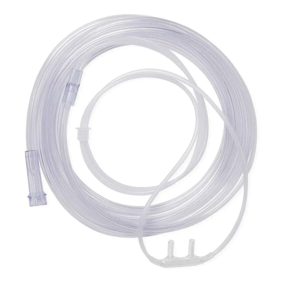 Medline Soft-Touch Oxygen Cannula with Curved Tip 7' Tube