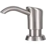 Built in Sink Soap Dispenser or Lotion Dispenser for Kitchen Sink, Brushed Ni...