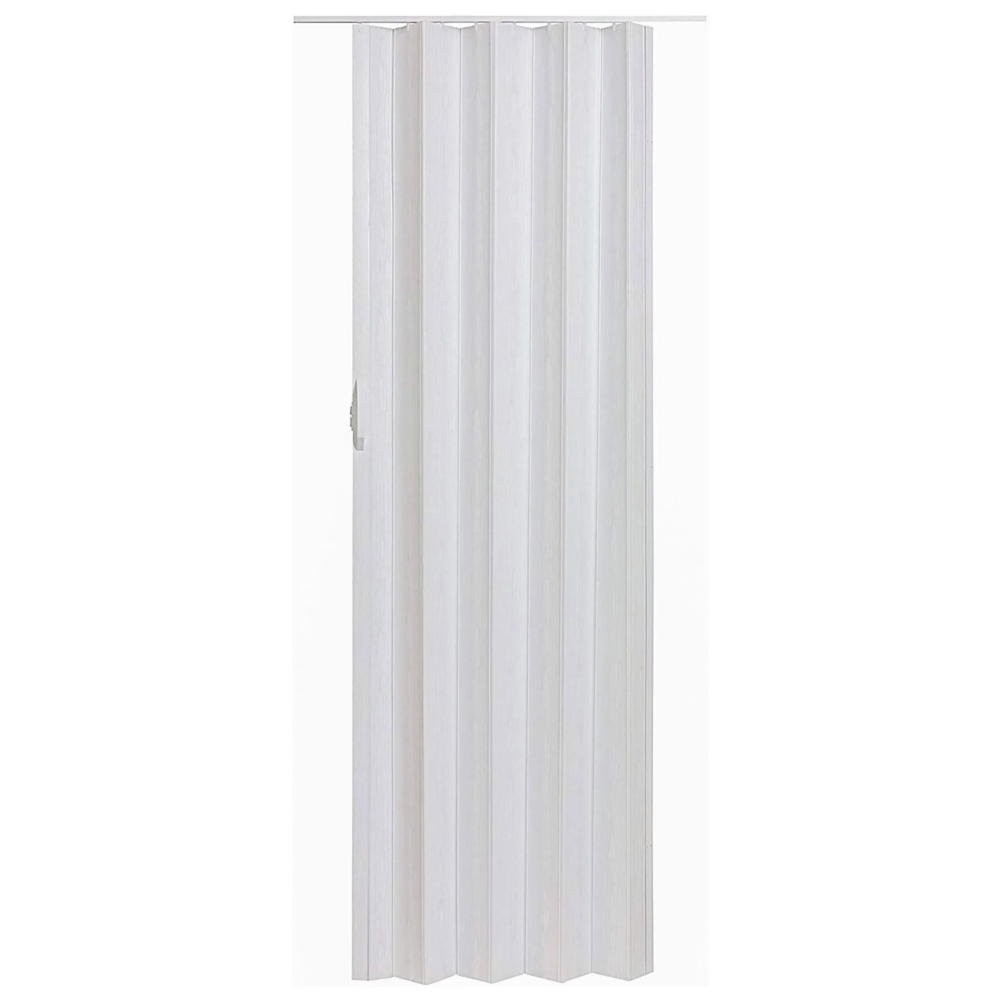 Homestyles Regent Vinyl Accordion Door, 36 inch x 80 inch, White Mist