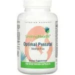 Seeking Health Optimal Prenatal Methyl-Free, Non-Methylated Folate and B12, Pregnancy Support, B6 and Ginger for Digestive Comfort, Supports Healthy Fetal Development, Vegetarian (180 capsules)