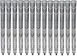 Set of 13 New Golf Pride MCC Plus4 Grips, Gray, Standard