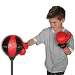 Kids Adjustable Stand Punching Bag Toy Set with Boxing Glove