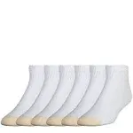 "Gold Toe Men's Cotton Cushion Big & Tall Ankle Socks 6-Pack"