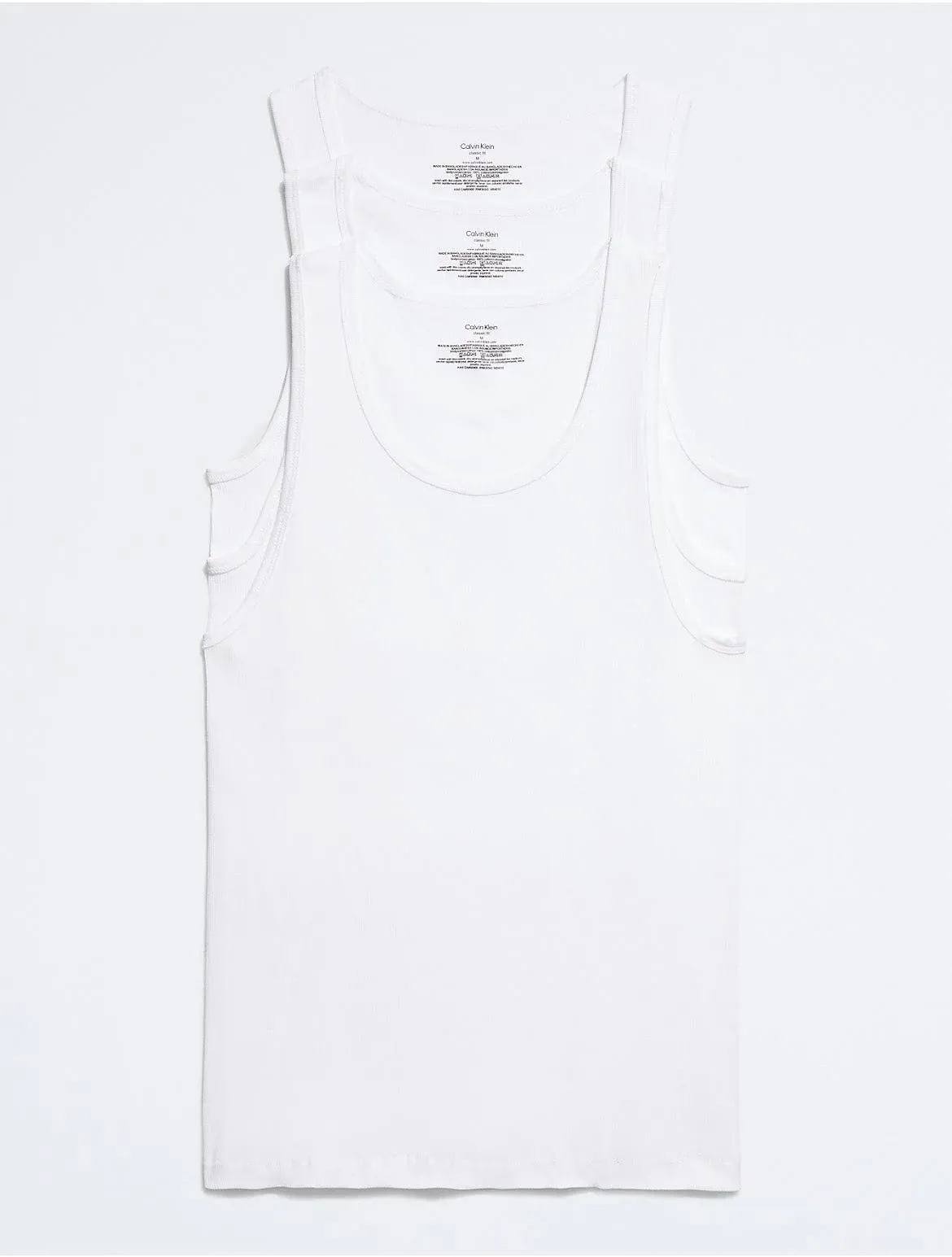 Calvin Klein Cotton Classics 3 Pack Tank White / L