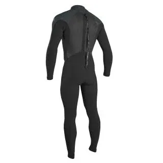 O'Neill Men's Ninja 4/3mm Chest Zip Full Wetsuit - Blk/Blk - Swimoutlet.com