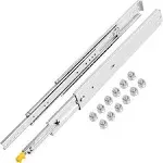 VEVOR Heavy Duty Drawer Slides 500lb Full Extension 18" Ball Bearing Cold Rolled Steel