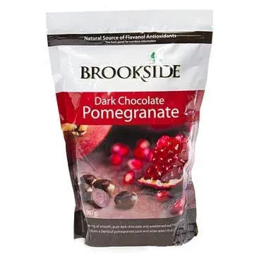 BROOKSIDE Dark Chocolate Pomegranate Flavored Snacking Chocolate, Bulk Bag 32 oz