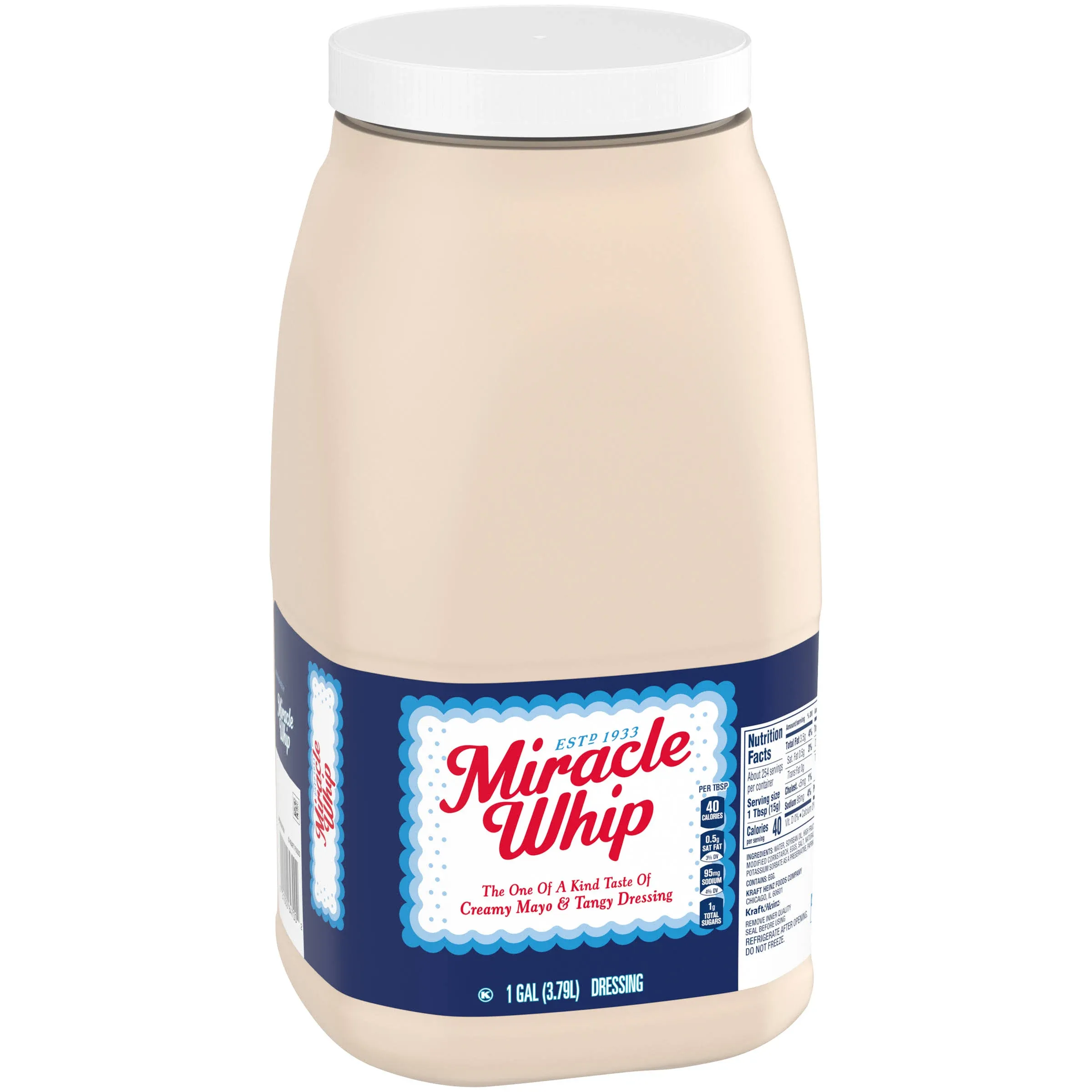 Miracle Whip Original Dressing, 128 fl oz Jug