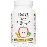 Maty's All Natural Acid & Indigestion Relief 60 Vegetarian Capsules