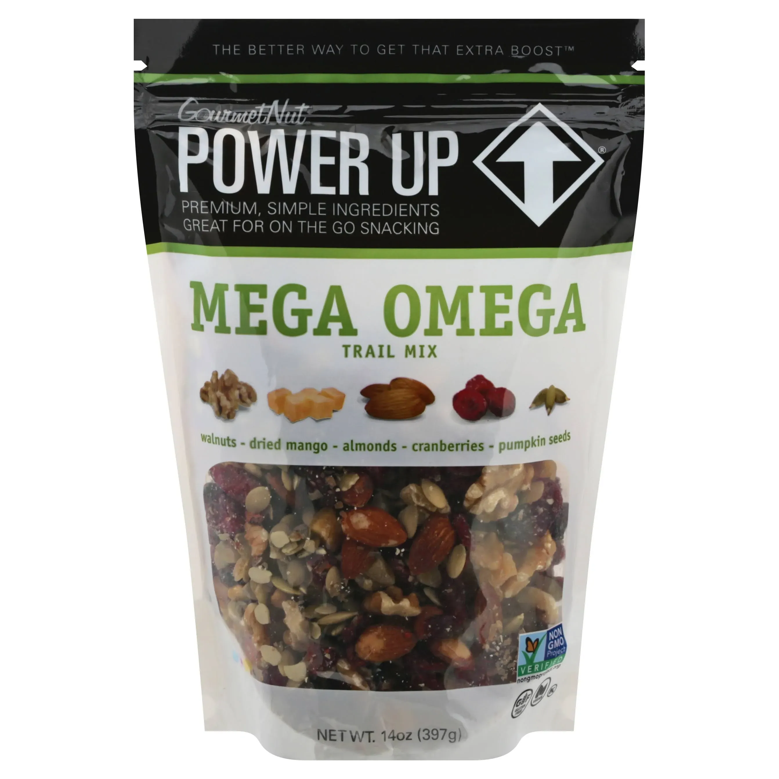 Power Up - Trail Mix Mega Omega, 14 oz