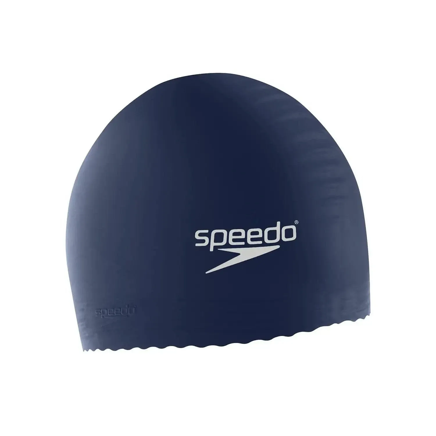 Speedo Silicone Solid Swim Cap Navy