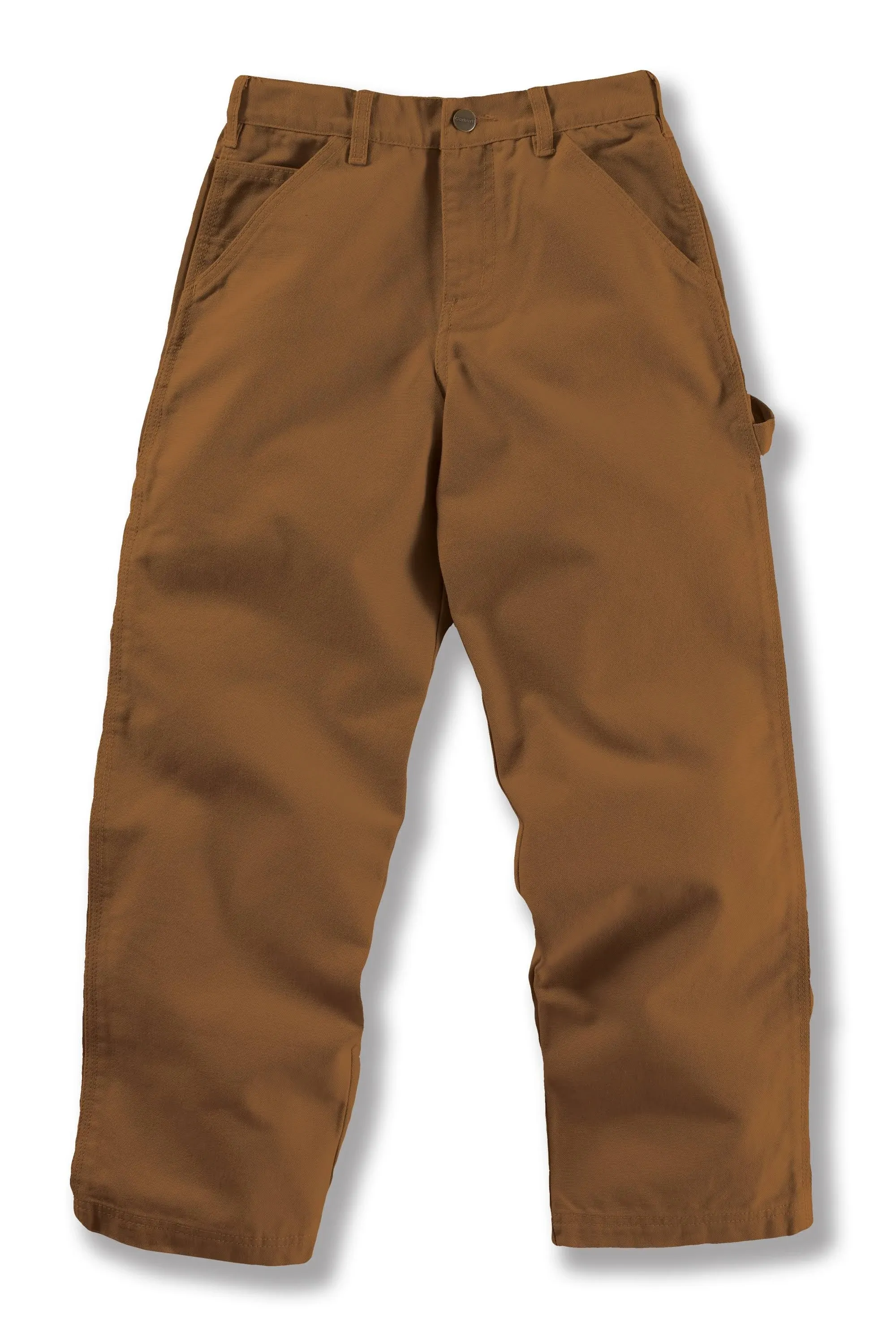 Boy’s Canvas Dungaree, Carhartt Brown, 2T