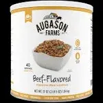 Beef Flavored Vegetarian Meat Substitute 2 Lbs 5 OZ No. 10 Can augason