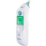 Braun ThermoScan 6 Digital Ear Thermometer, Color-Coded, ExacTemp IRT6515US