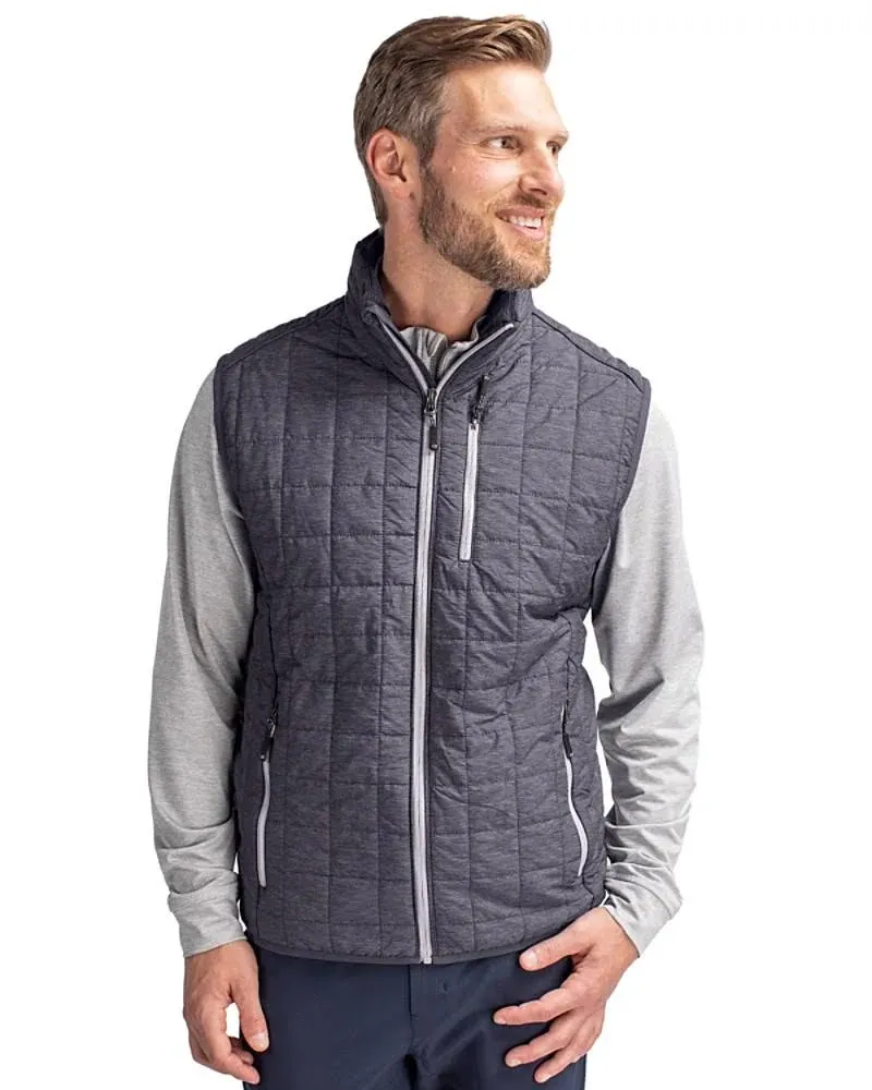 Cutter & Buck Men's Weather Resistant Primaloft Down Alternative Rainier Vest