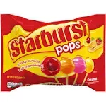 Spangler Candy Starburst Original Lollipops, 0.85 Ounce Pops - 72 Count Display Box