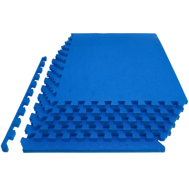 ProsourceFit 24-in W x 24-in L x 1-in T Interlocking Foam Gym Floor Tile (24-sq ft)