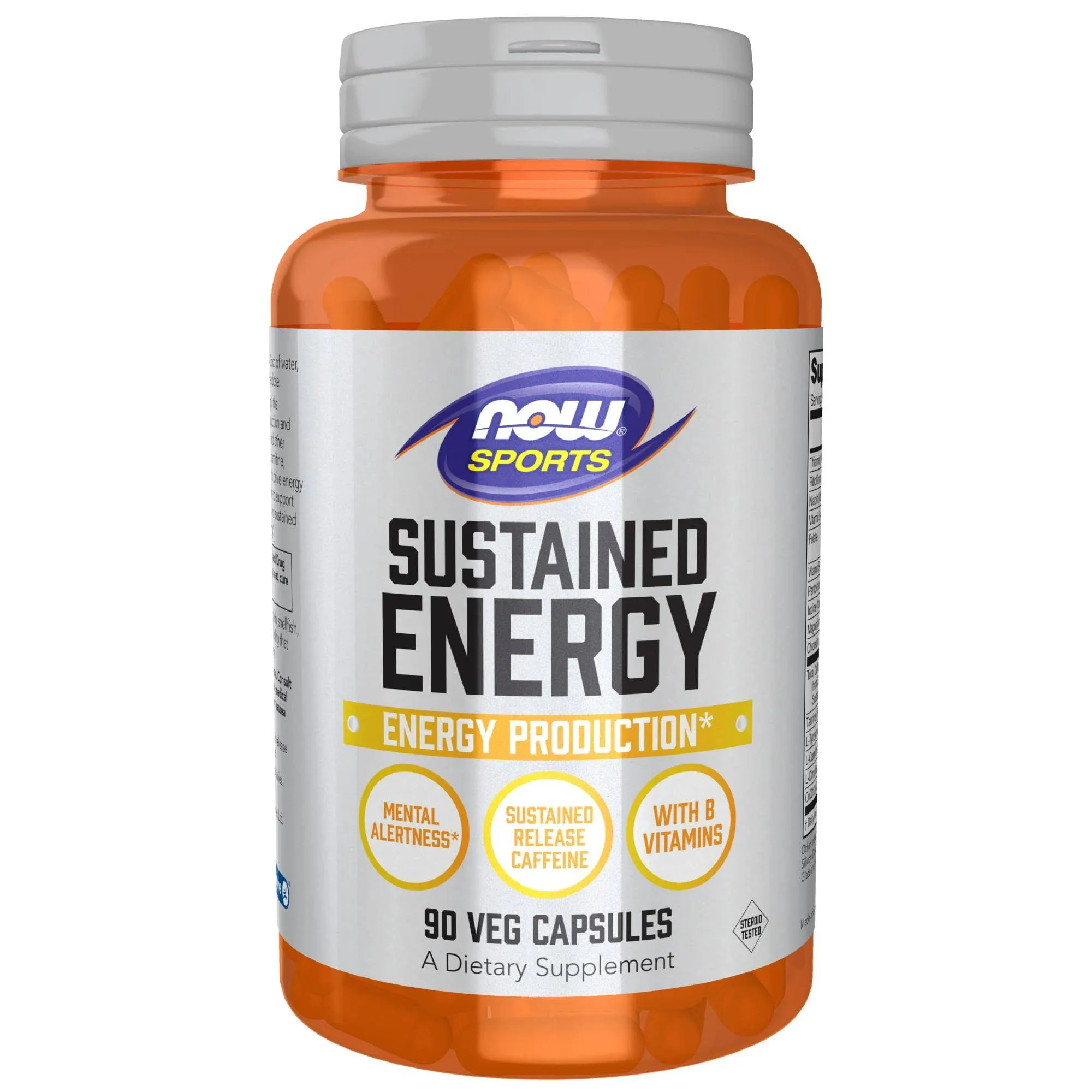 Now Foods Sustained Energy - 90 Veg Capsules