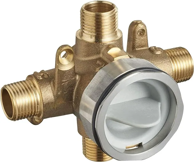 American Standard RU101SS Flash Shower Rough-in Valve with Universal Inlets and Outlets with Screwdriver Stops, Unfinished