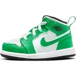 Toddler&#039;s Jordan 1 Mid Lucky Green/Black-Wh<wbr/>ite (DQ8425 301)