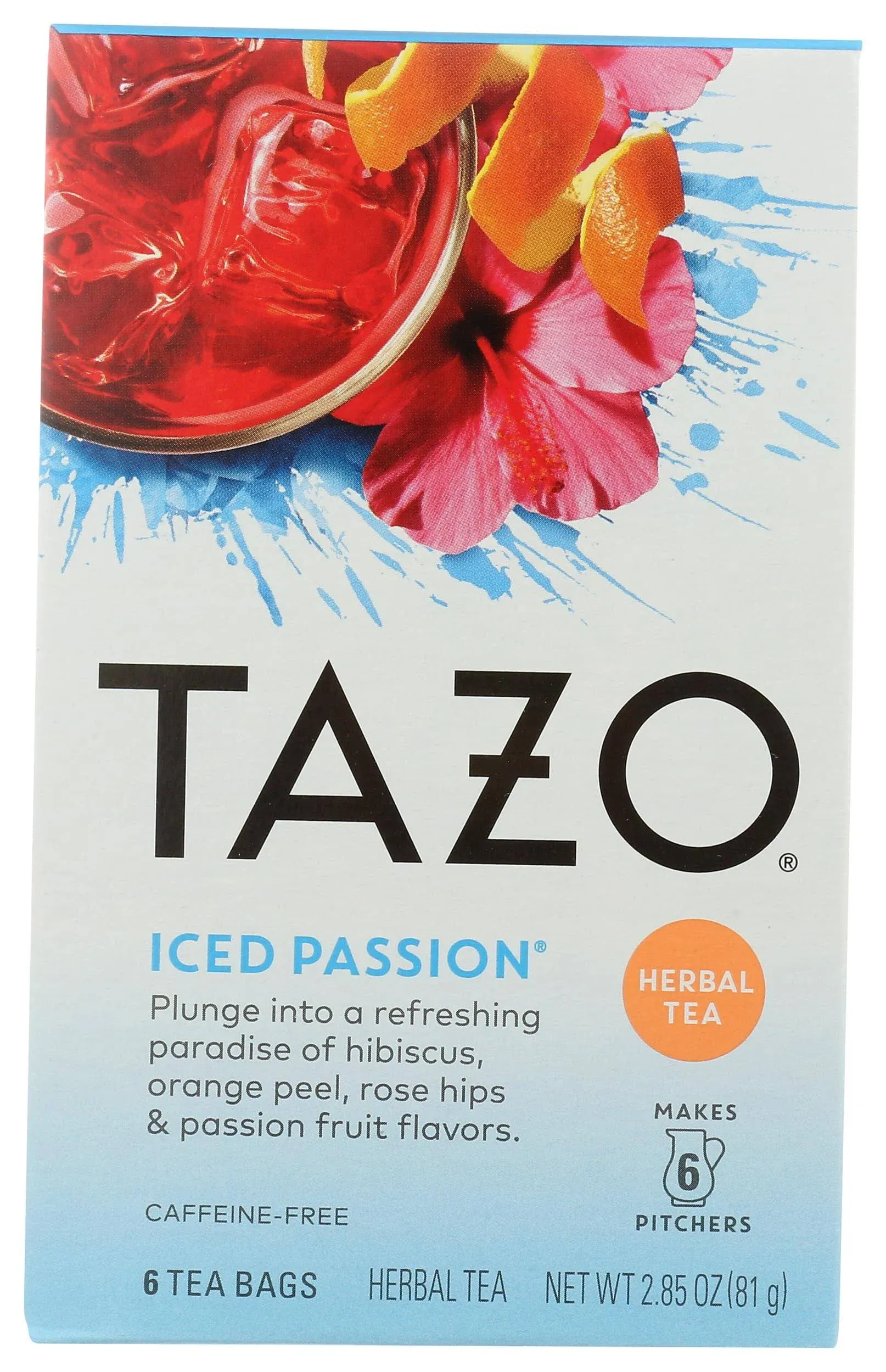 Tazo Tea Iced Passion Herbal | 6 Bags