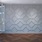 Large Cameron Decorative Fretwork Wall Panels in Architectural Grade PVC