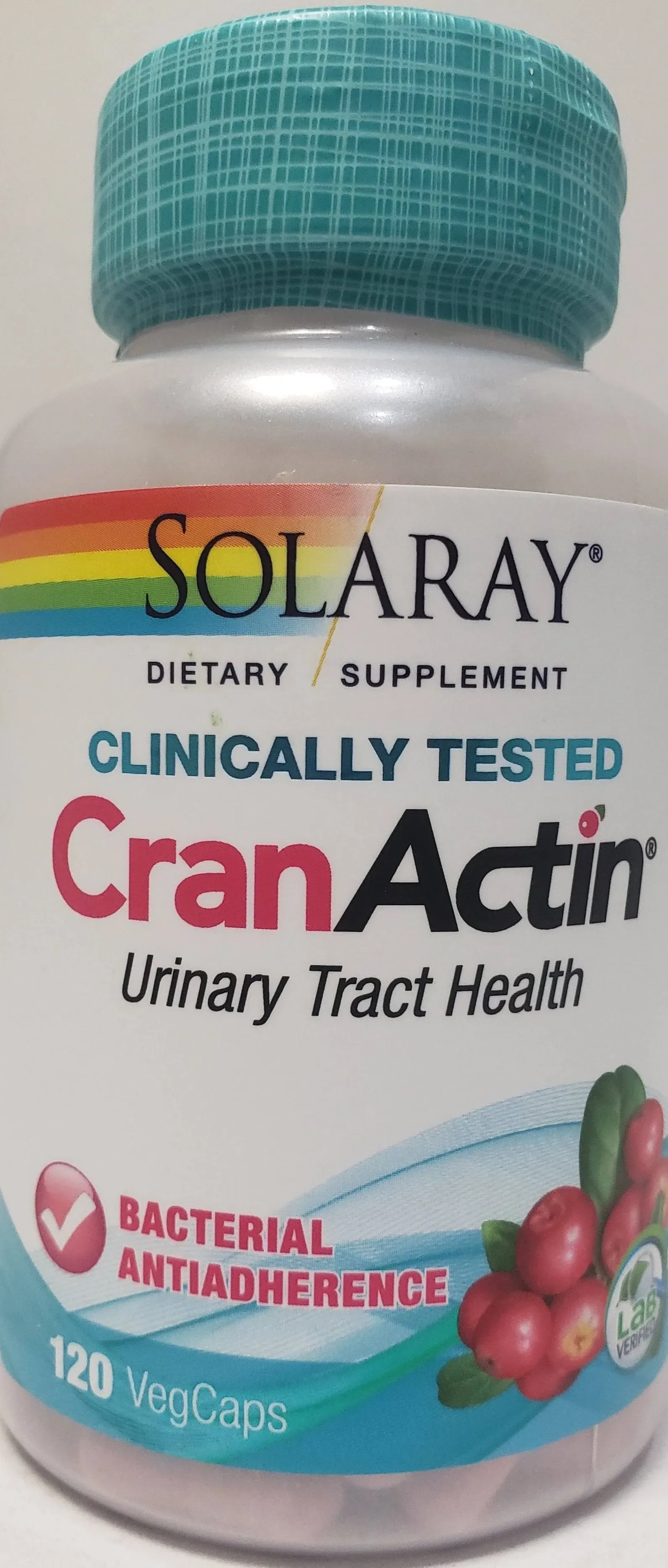 Solaray Cranactin Cranberry Extract 120 Capsules