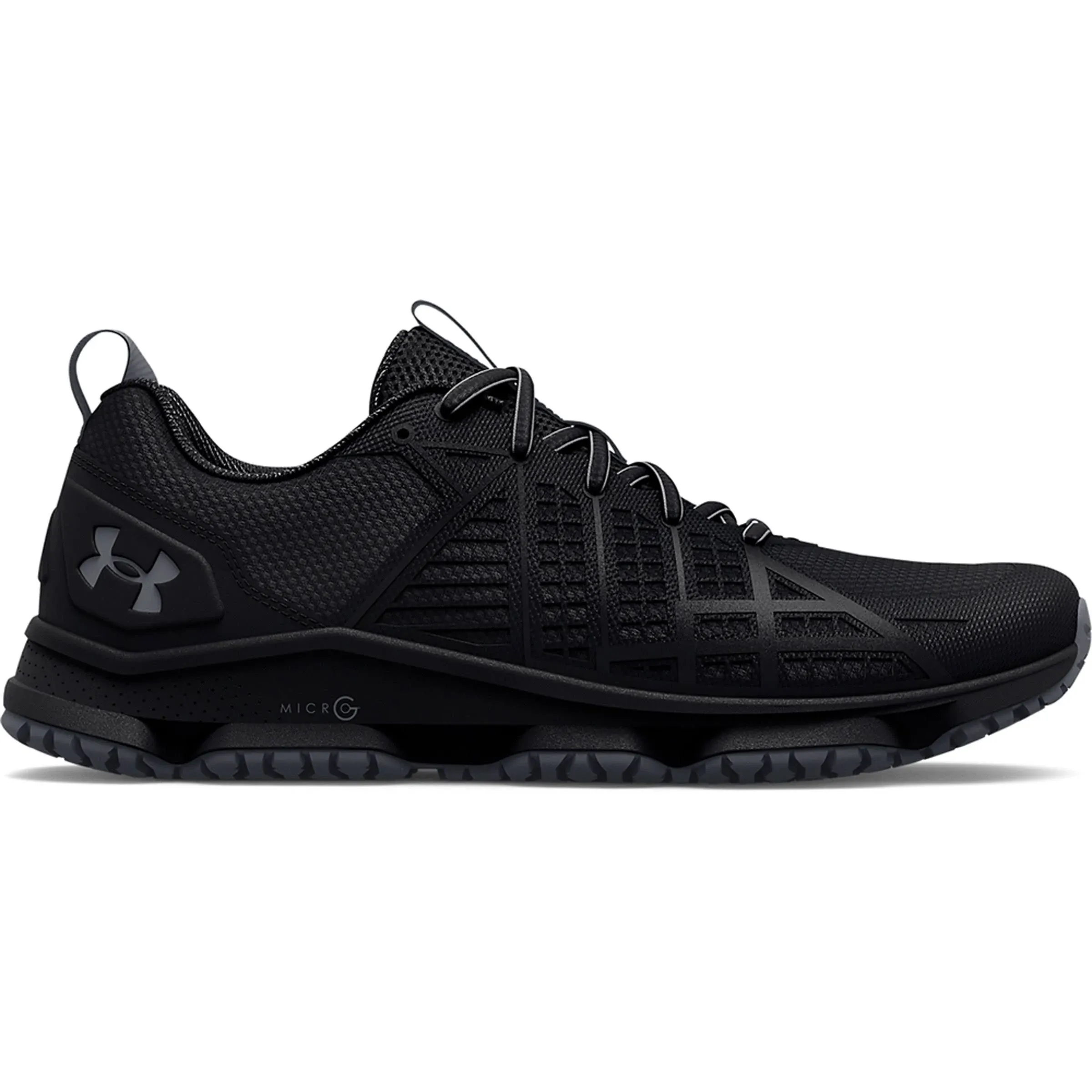 Men's Micro G Strikefast Tactical Shoes - Black, 11, Under Armour