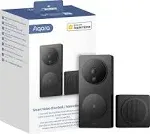 Aqara Svd-c03 Wi-Fi 1080p Full HD Ai Smart Video Doorbell G4 with Chime Repeater, Black