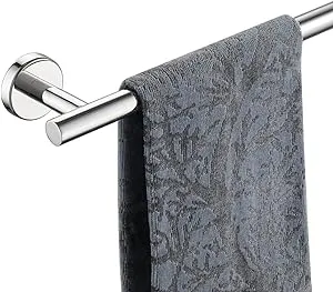 Sleek Thicken Stainless Steel Towel Rack - Durable 30-inch Bathroom Towel Holder