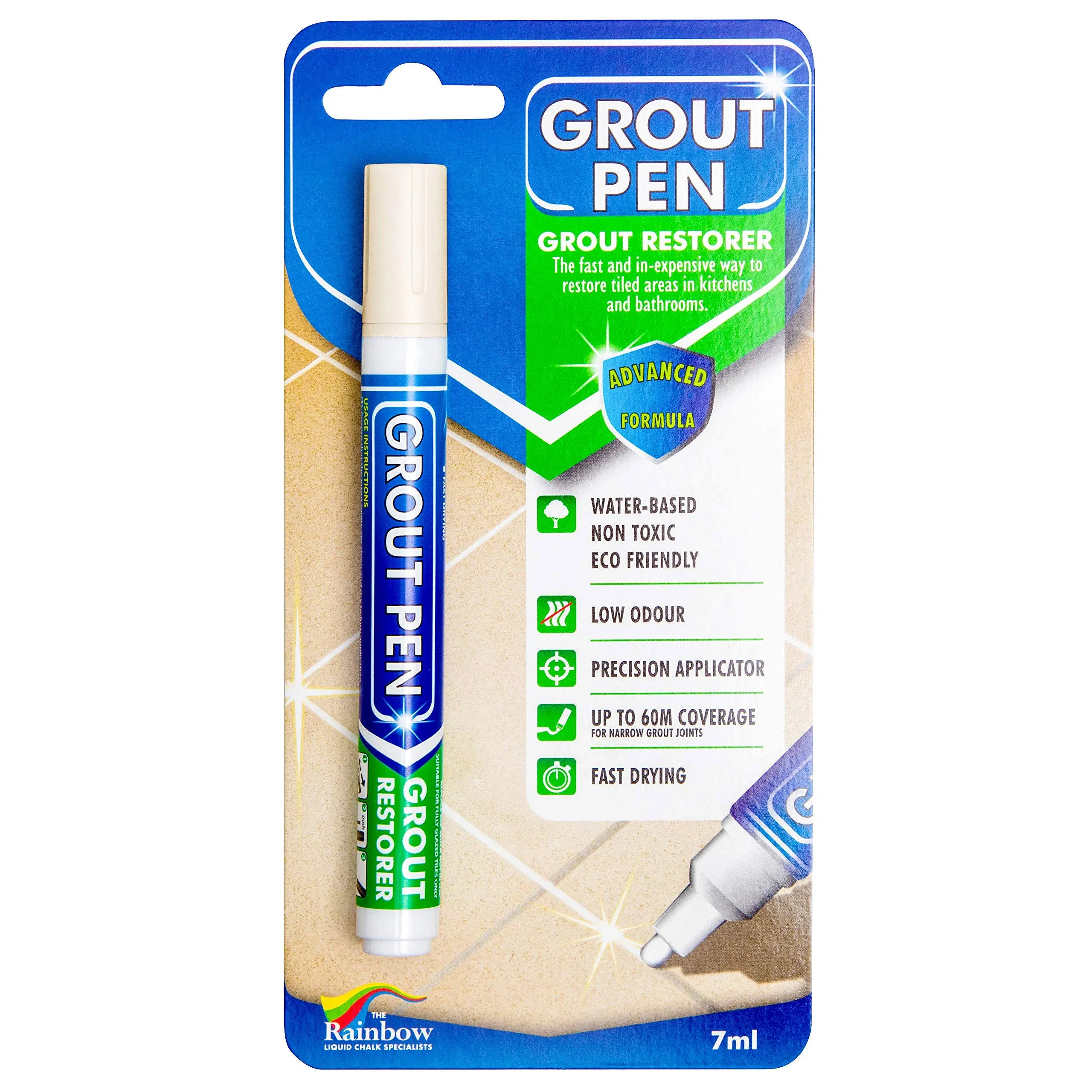 Grout Pen White Tile Paint Marker: Waterproof Grout Paint, Tile Grout Colorant a