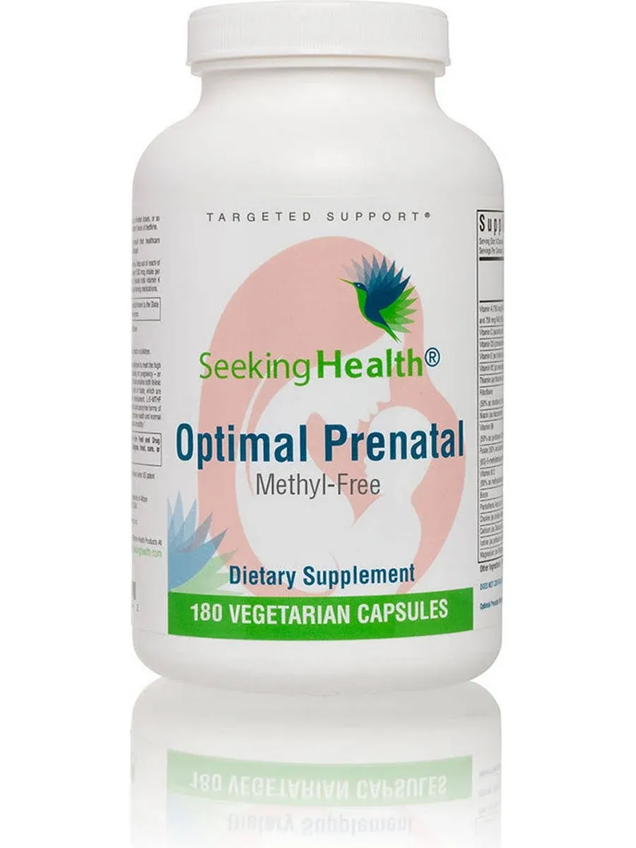 Optimal Prenatal | Methyl Free | 180 Capsules