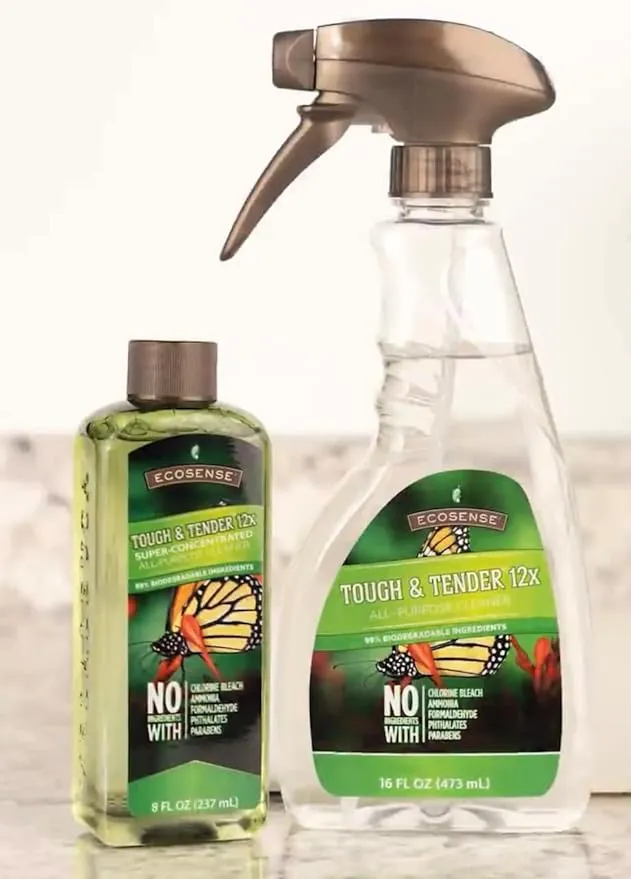 Tough & Tender Natural Cleaner - Melaleuca - New 12x Concentrate Makes 96 fl oz with Spray Bottle