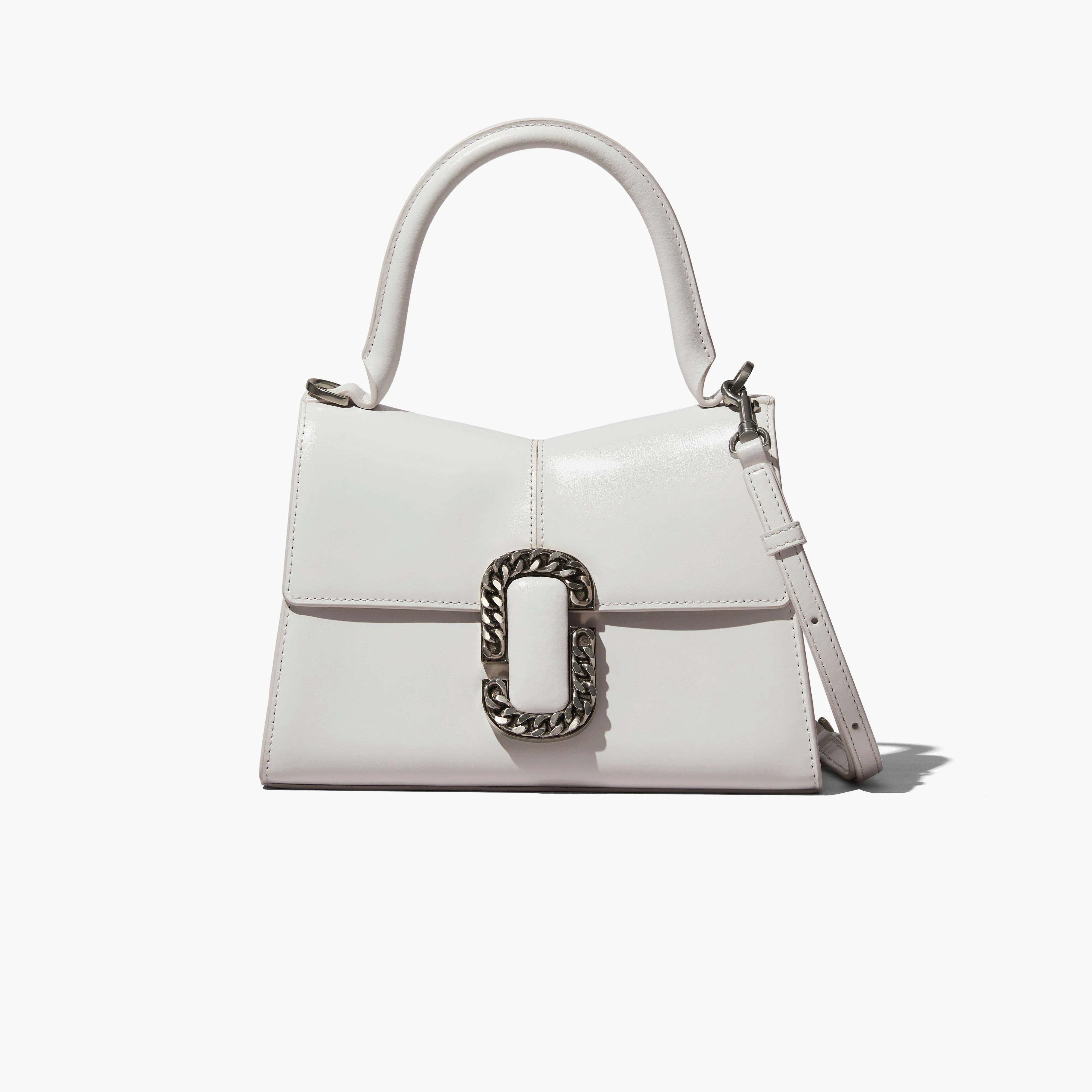 Marc Jacobs The St. Marc Mini Top Handle Bag - White