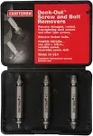 Alden 8430P Grabit Pro Broken Bolt & Damaged Screw Extractor 3 Piece Kit