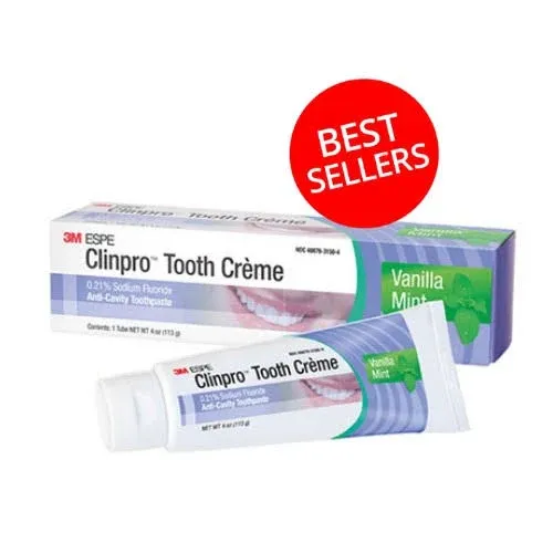 3M Clinpro Tooth Creme NaF Anticavity Toothpaste - 113 g (Vanilla Mint)