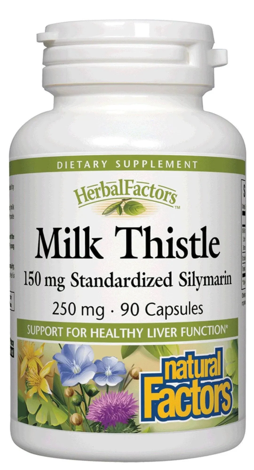 Natural Factors - Milk Thistle, 250 mg - 90 Capsules